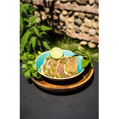 Lomo mariné: Grillades